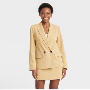 A New Day Elegant Cream Women's Blazer Size XS